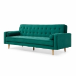 Picture of Sofia Sofa Bed 3 Seater - Velvet Green