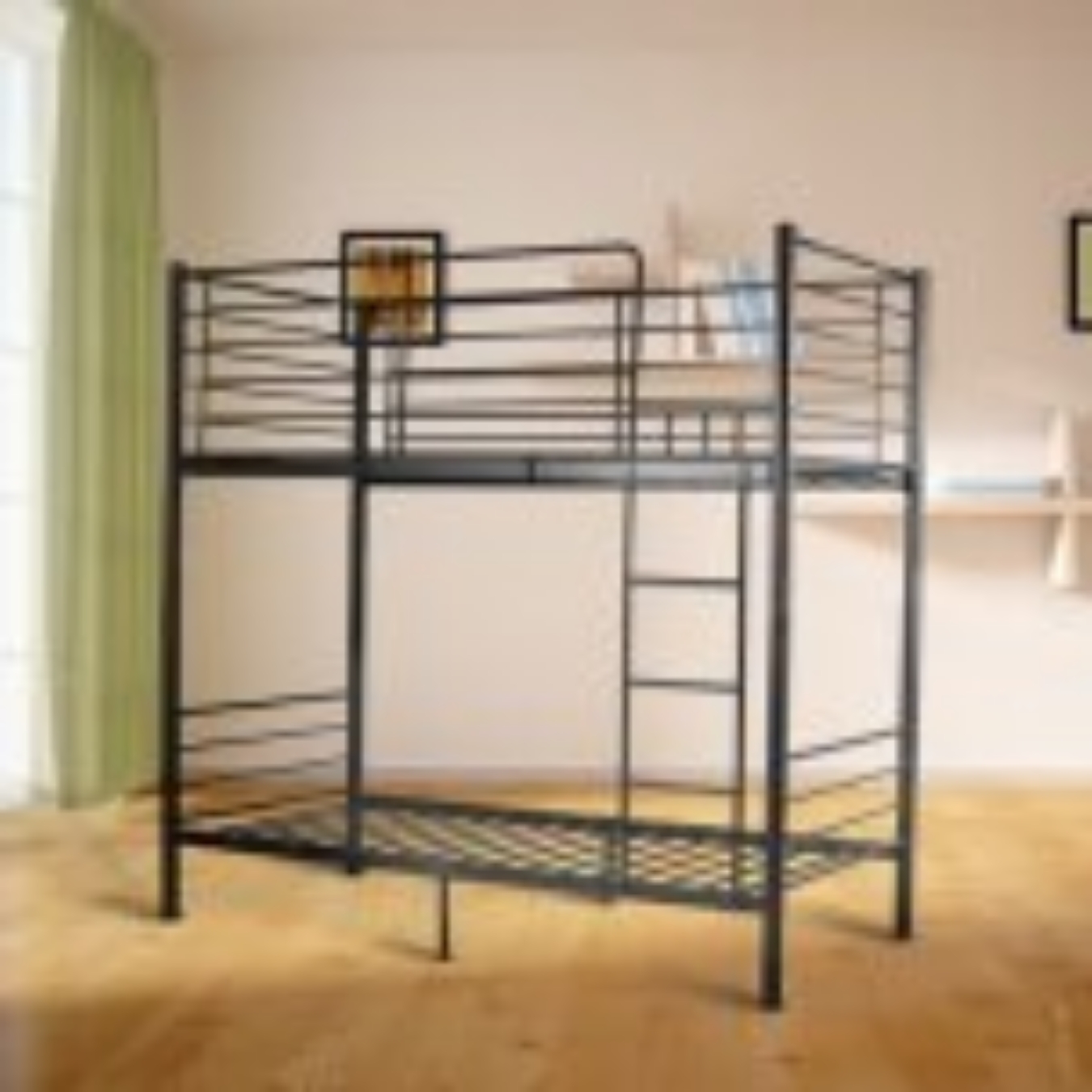 Modernize the look of any bedroom with this elegant City Single/Single Bunk Bed!!