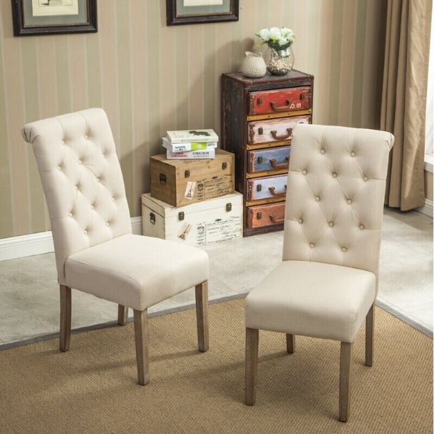 Picture of Denny Set of 2 Pale Pink Dining Chairs