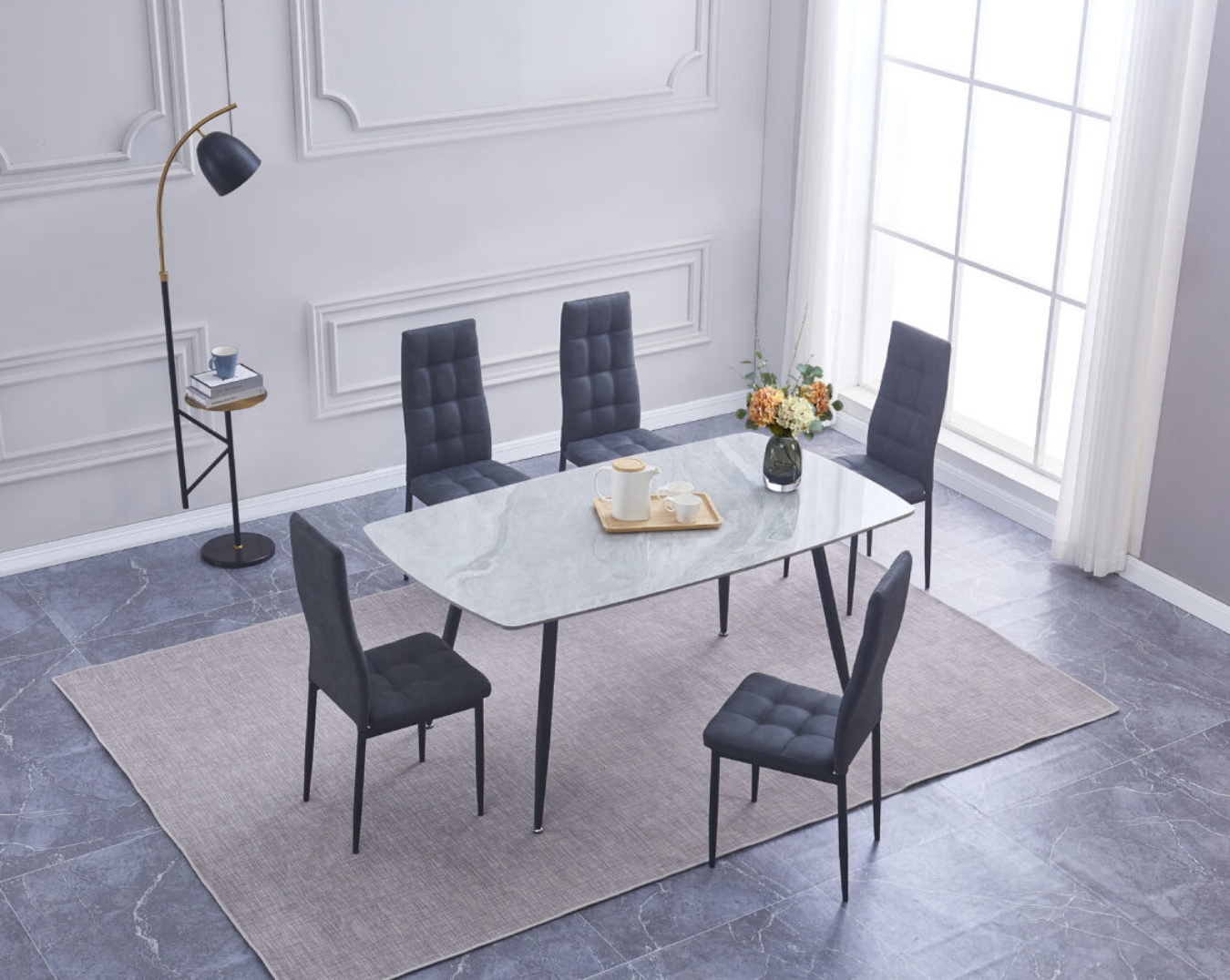 The Yarra Dining Table is perfectly attuned to the idea of smart, elegant and versatile products that cater to all the normal "variables" of a lively home and make daily life simpler and more enjoyable.