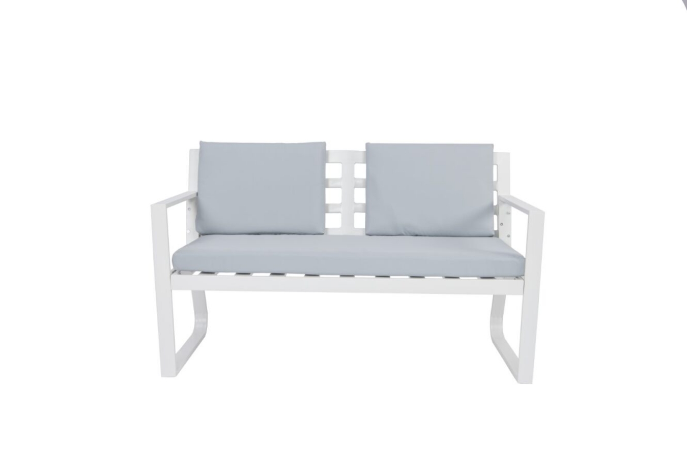 The Coogee 4-Piece Aluminum Outdoor Lounge Setting, a sophisticated addition to your outdoor living space.